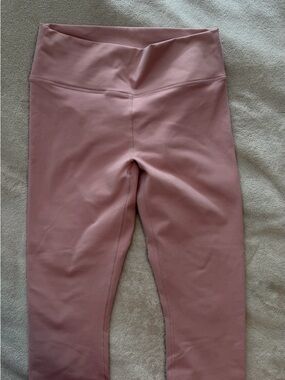 Fabletics Dusty Pink High-Waist Leggings - Large